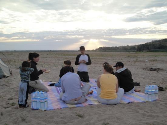 Petit déjeuner sur le fleuve